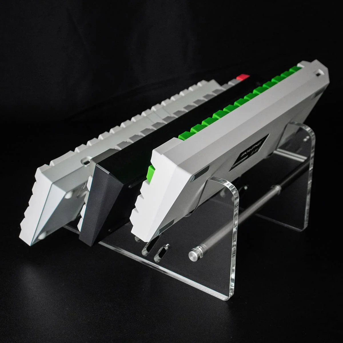 1pcs Acrylic Mechanical Keyboard Display Stand Clear 3-Tier Keyboards Storage Holder for Tablet Picture Frames - Image 6