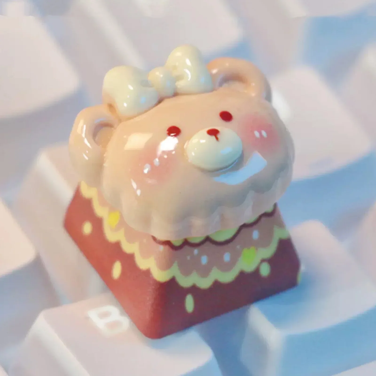 Cute Bear Artisan Keycap - Image 2