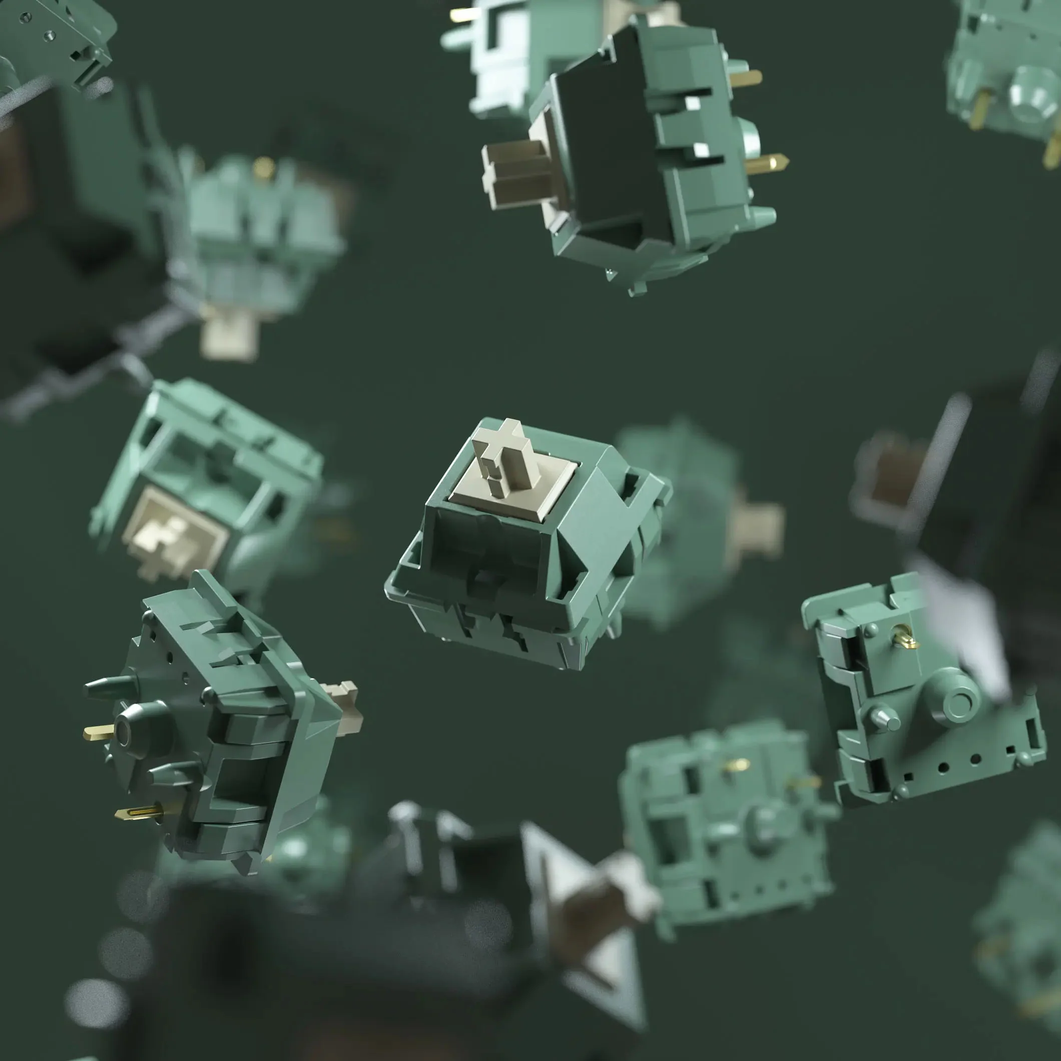 Protozoa Studio x JWK The Moss Switch(10pcs) - Image 3
