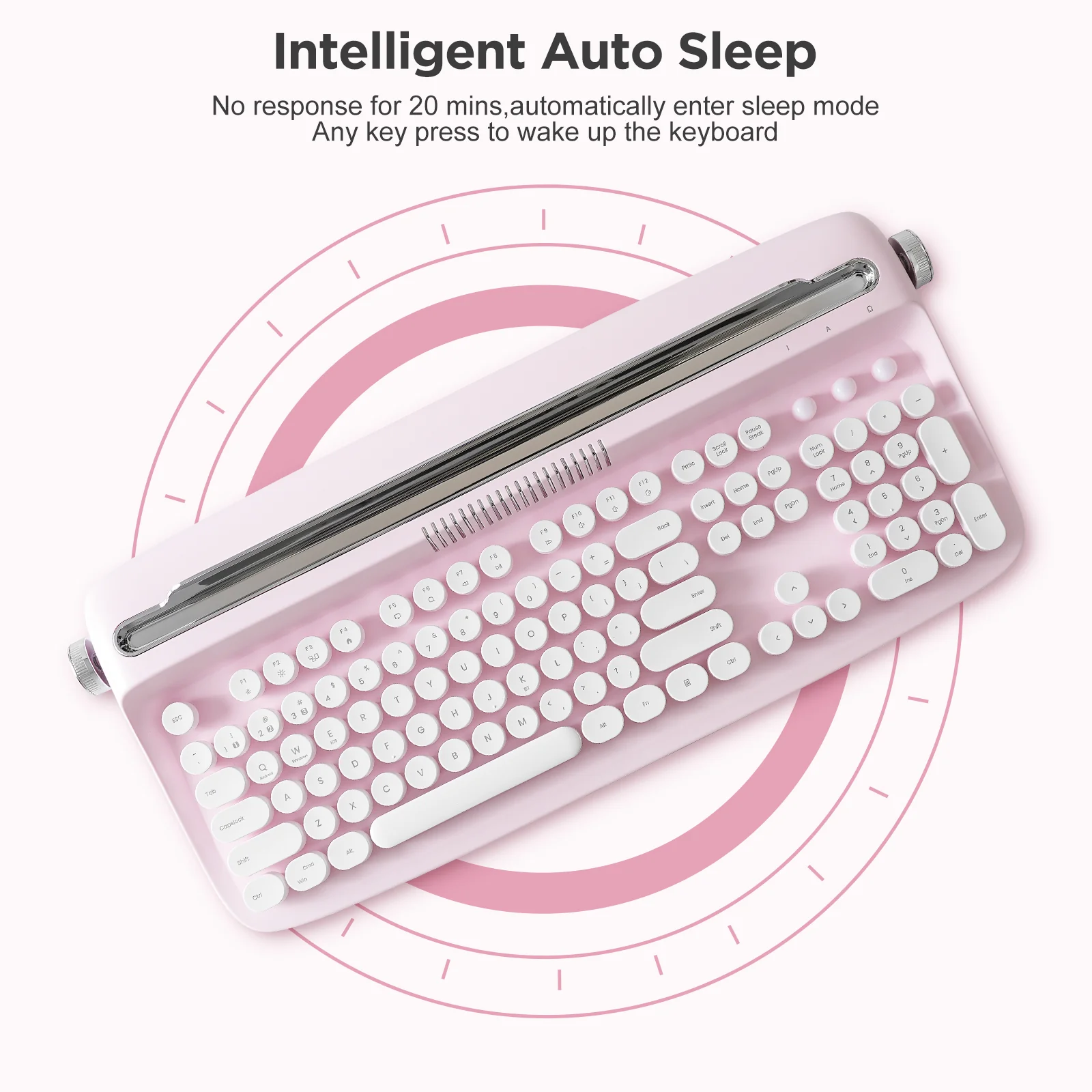 YUNZII ACTTO B503 Wireless Keyboard - Image 4
