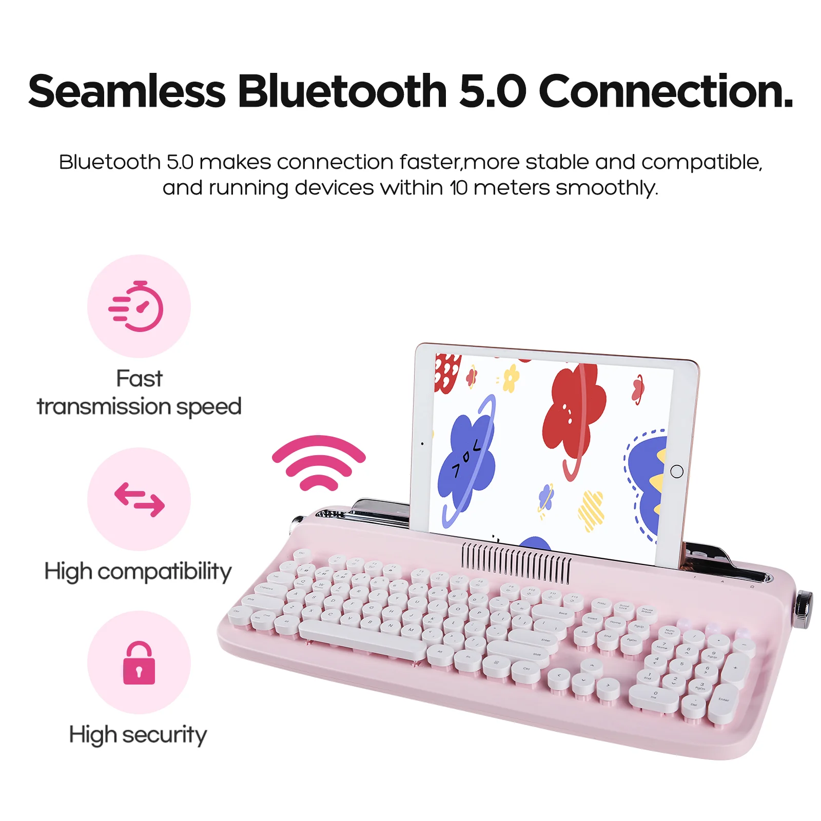 YUNZII ACTTO B503 Wireless Keyboard - Image 6