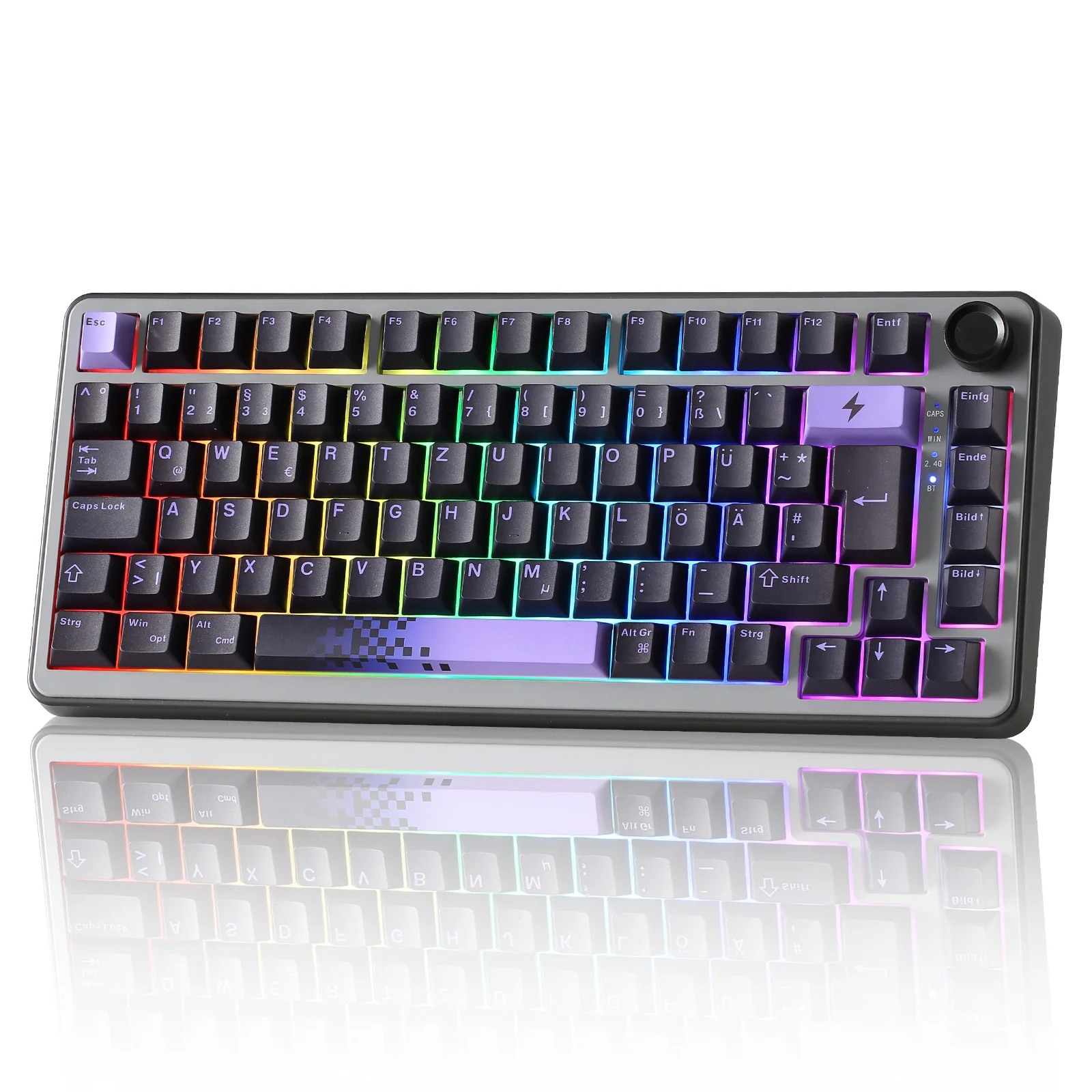 YUNZII B75 Pro Wireless Mechanical Keyboard - ISO Layout - Image 4