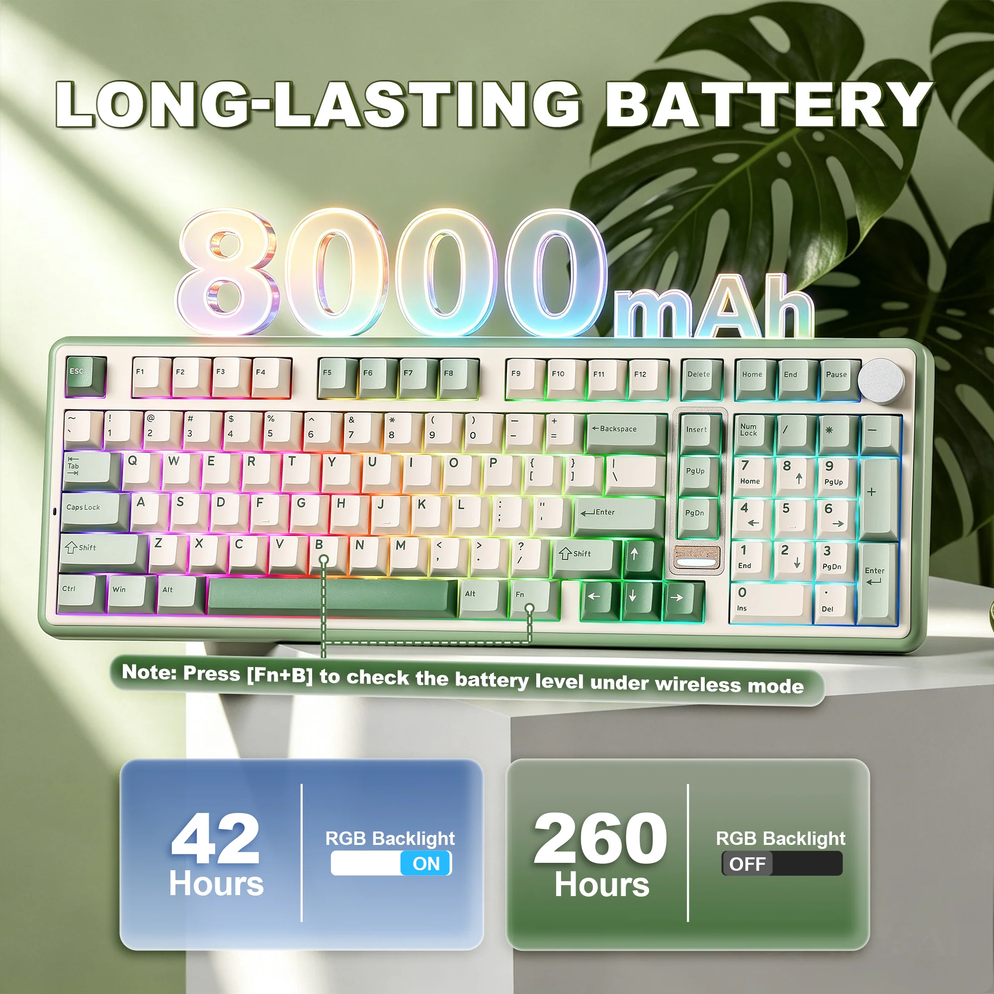 YUNZII B98 PRO QMK/VIA Wireless Mechanical Keyboard - Image 4