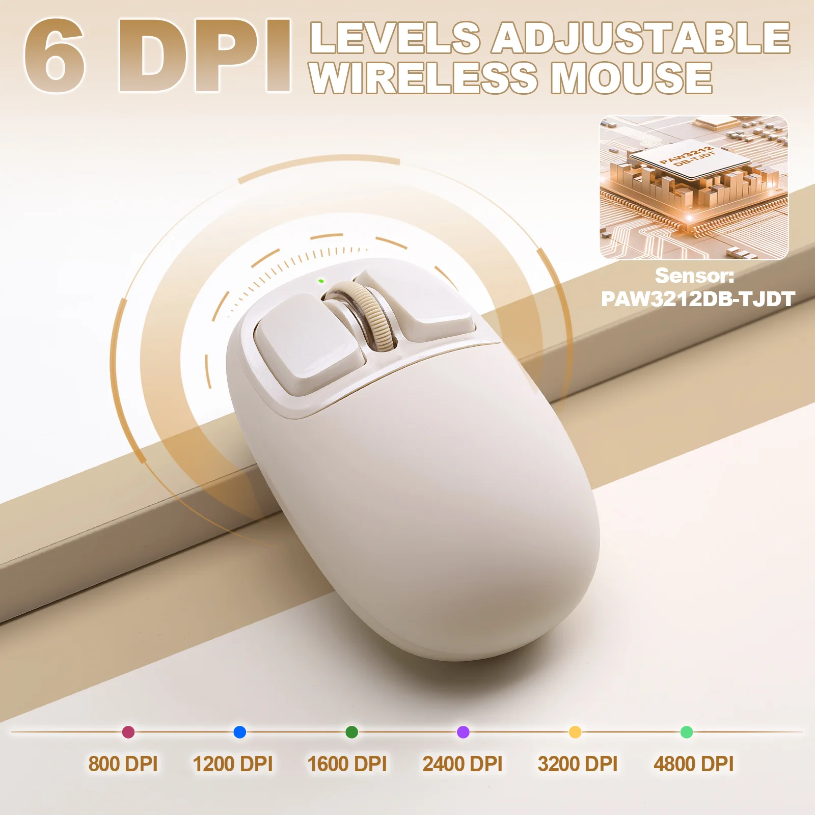 YUNZII C1 Silicone Tri-Mode Wireless Custom Mouse - Image 4
