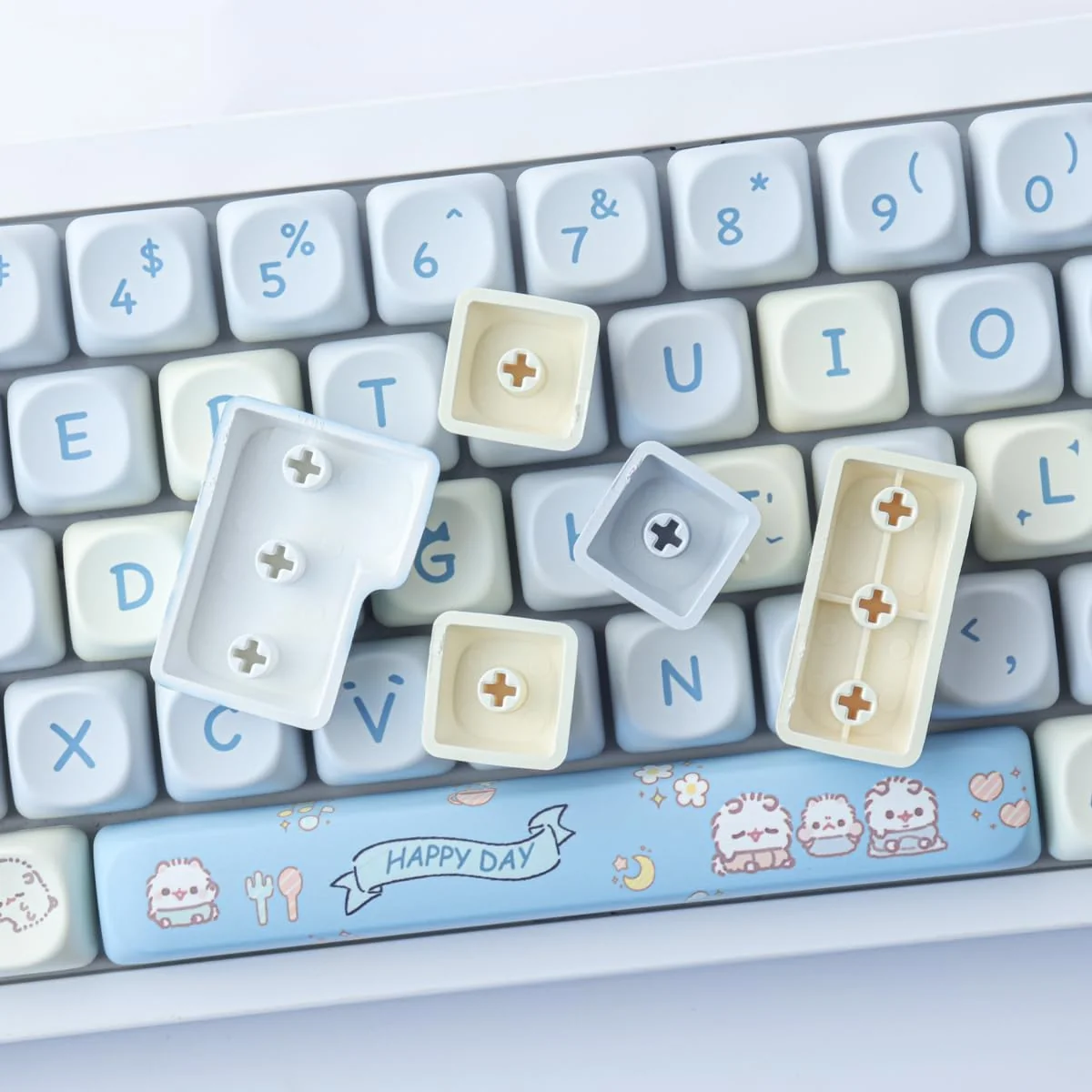 YUNZII Cutie Kitty Keycap Set - Image 4