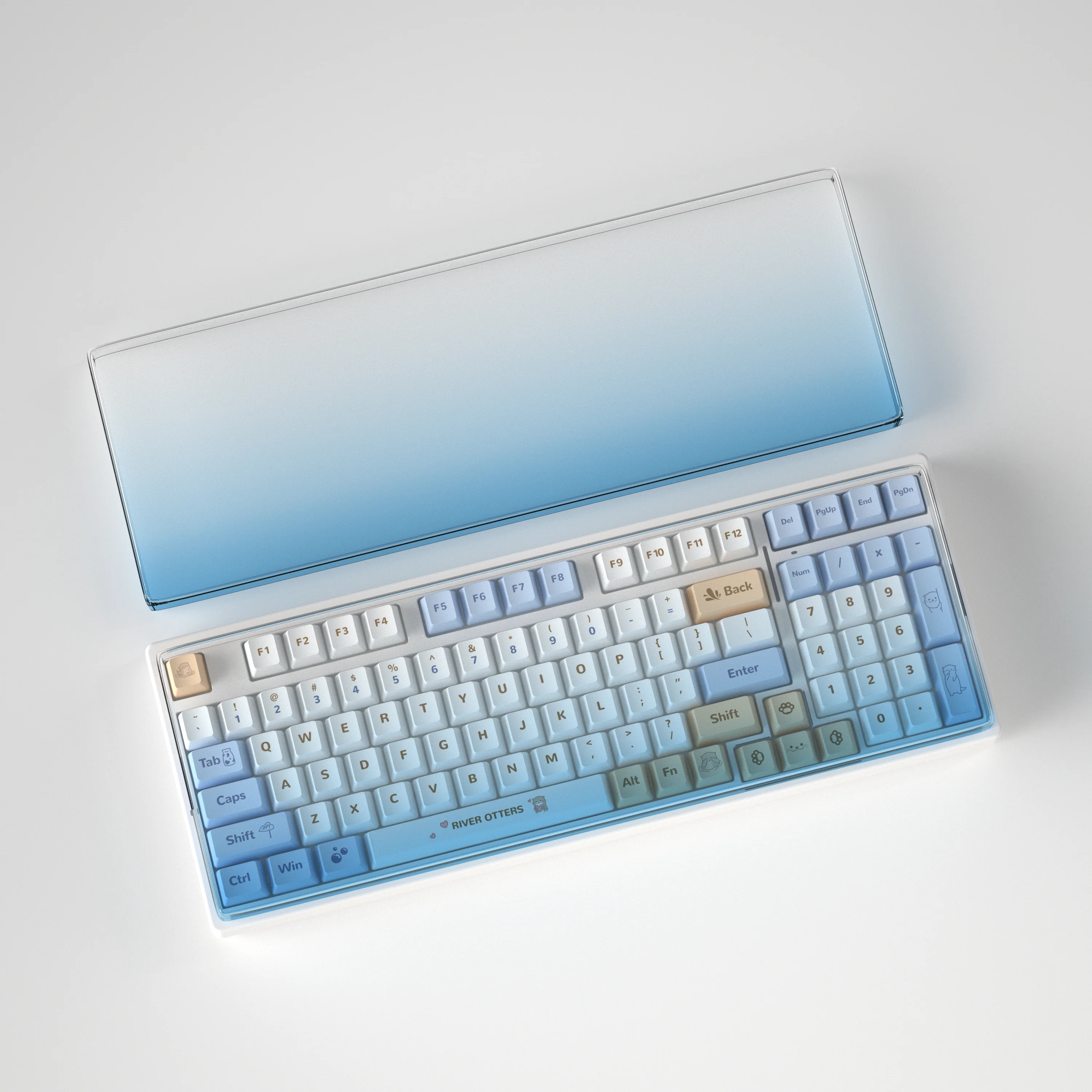 YUNZII Gradient Transparent Acrylic Keyboard Dust Cover - Image 6