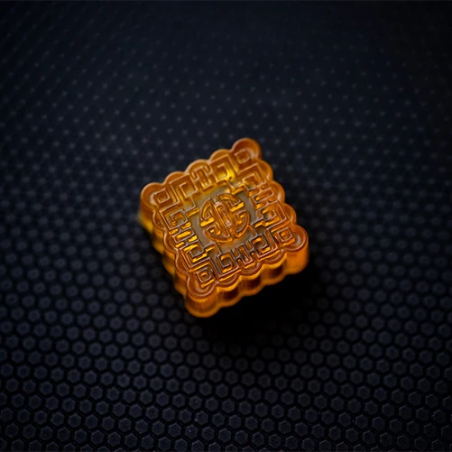 YUNZII Handmade Artisan Keycap - Mooncake - Image 3