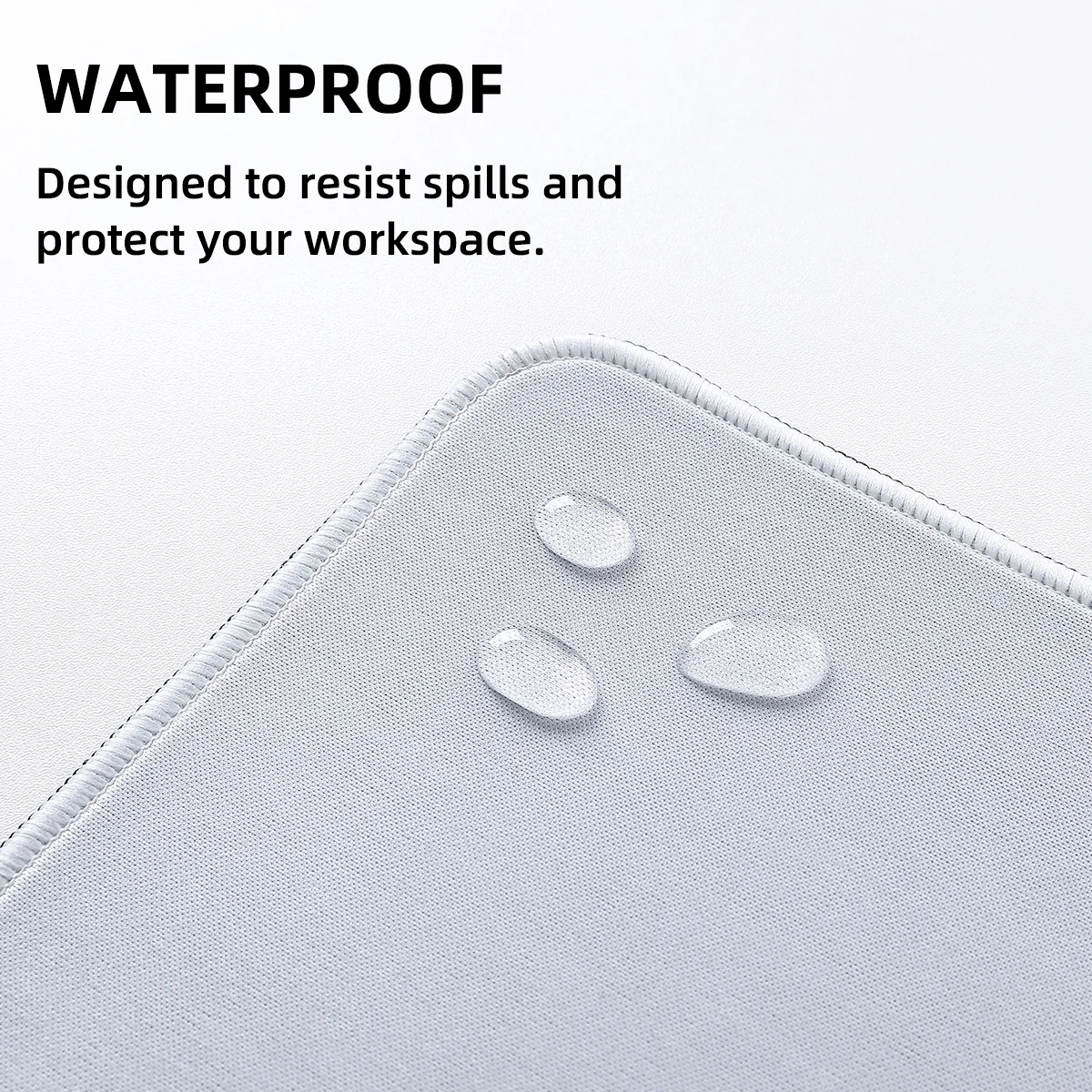 YUNZII Hug White Cat Mouse Pad Desk Mat - Image 2