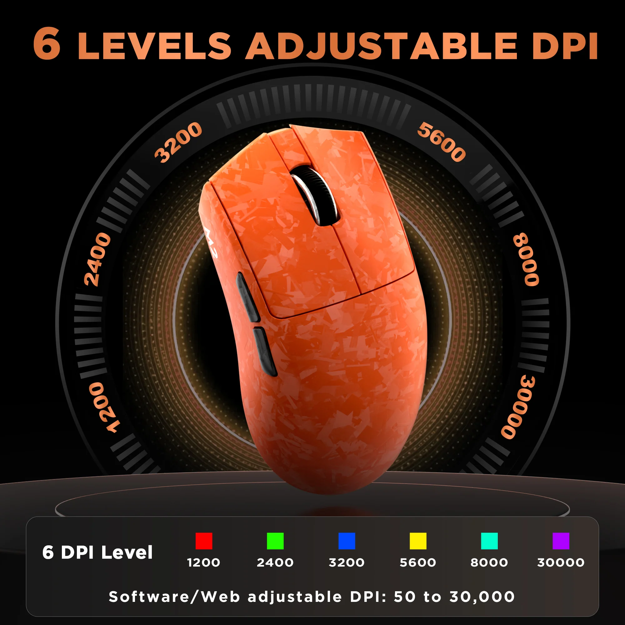 YUNZII M2 Dual 8K Custom Wireless Gaming Mouse - Image 11