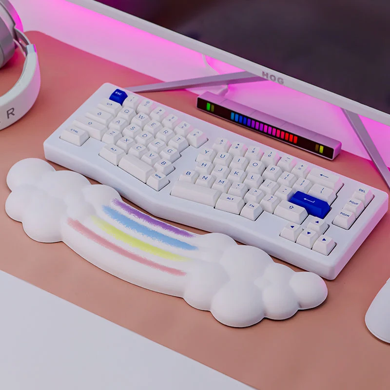 YUNZII Rainbow Cloud Keyboard Wrist Rest - Image 11