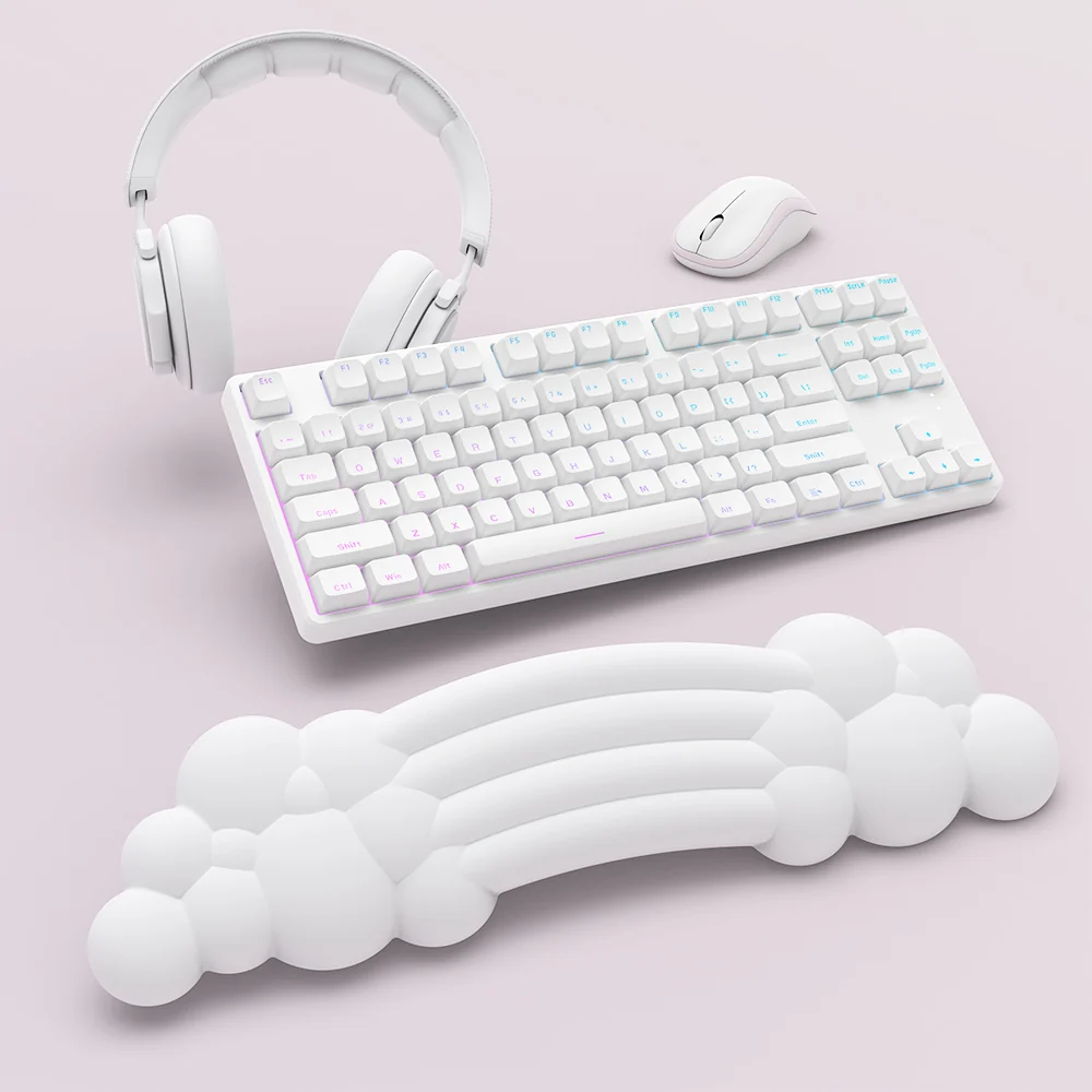 YUNZII Rainbow Cloud Keyboard Wrist Rest - Image 12