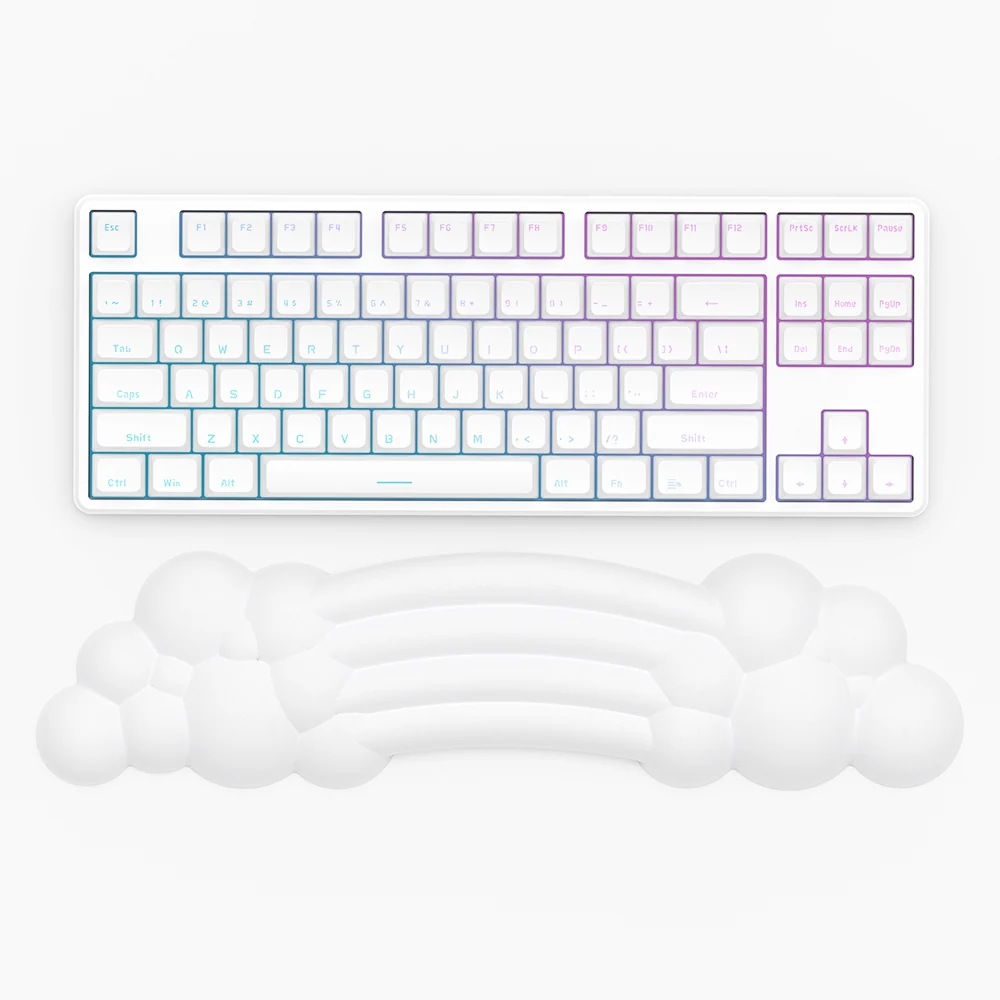 YUNZII Rainbow Cloud Keyboard Wrist Rest - Image 4