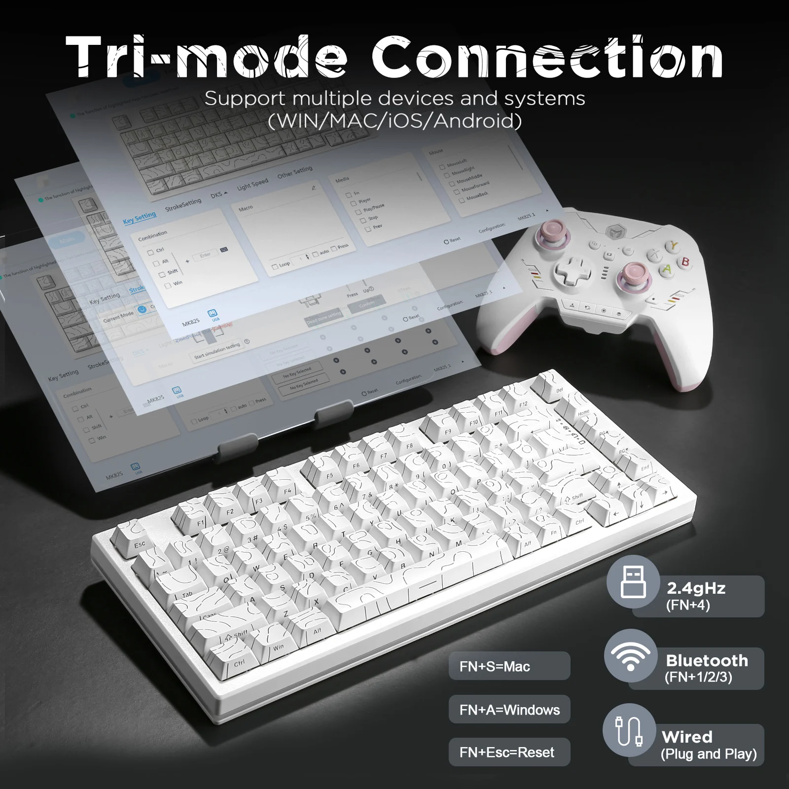YUNZIl RT8O Magnetic Mechanical Keyboard - Image 5